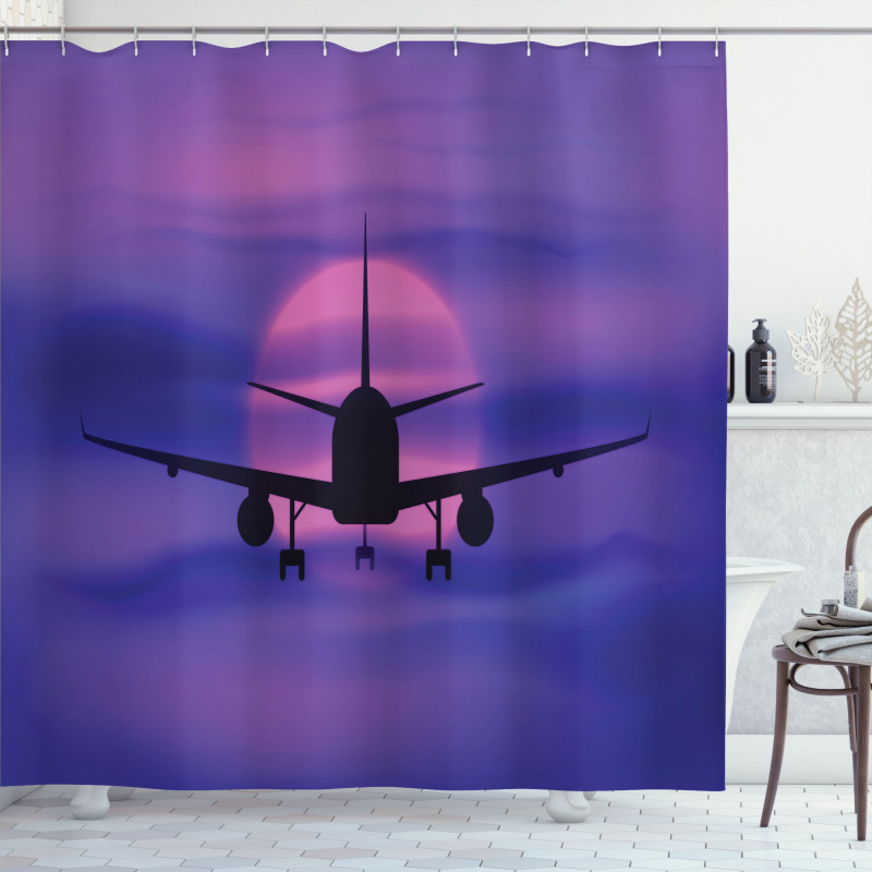 Dreamy Sky Traveling Shower Curtain