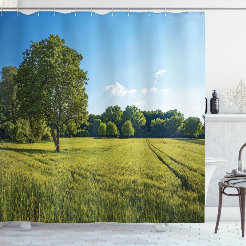 Uplifting Nature Photo Shower Curtain