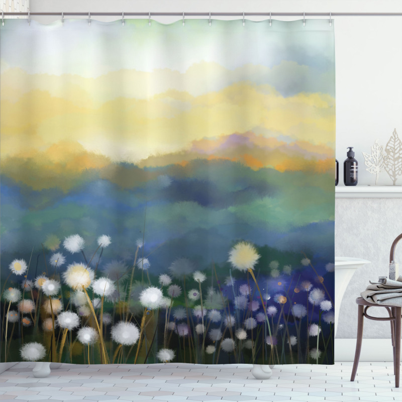 Oil Painting Flora Shower Curtain