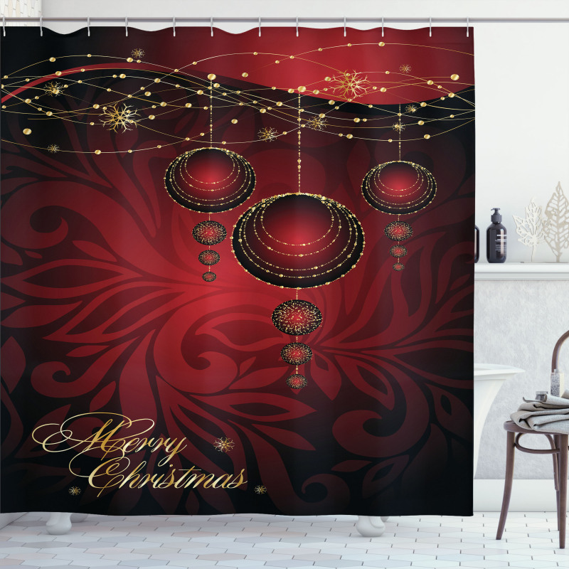 Yuletide Celebration Shower Curtain