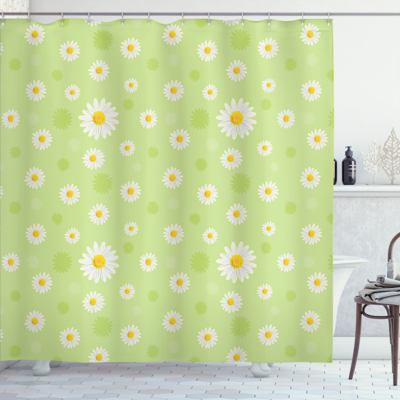Spring Daisy Shower Curtain