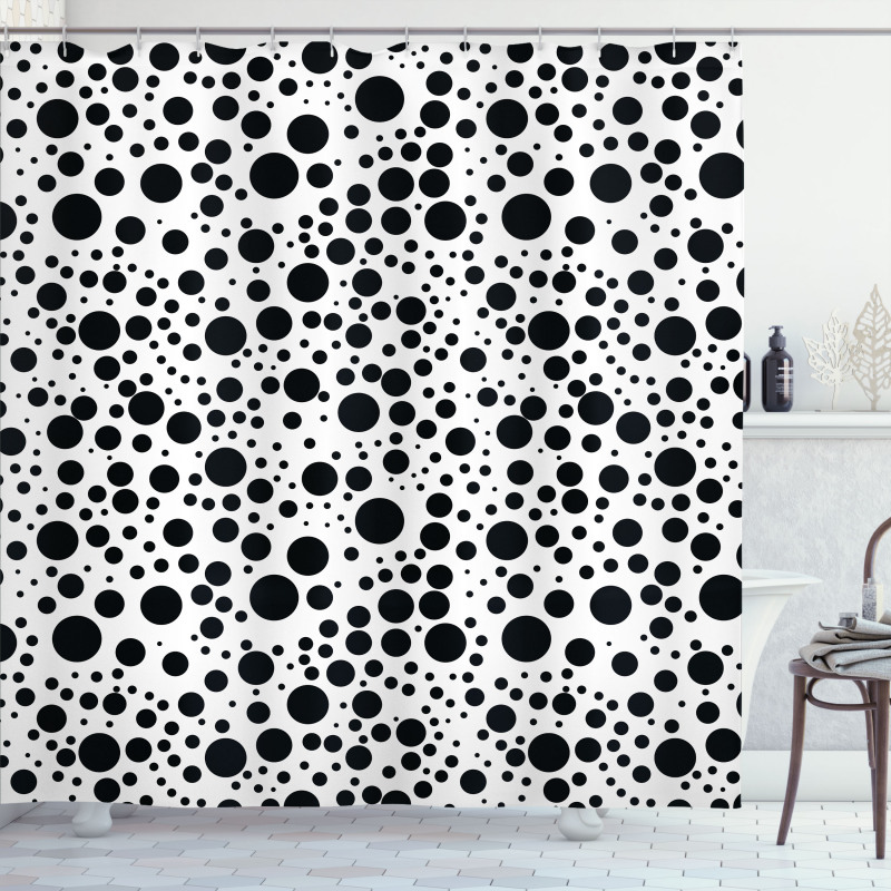 Big Small Dots Shower Curtain