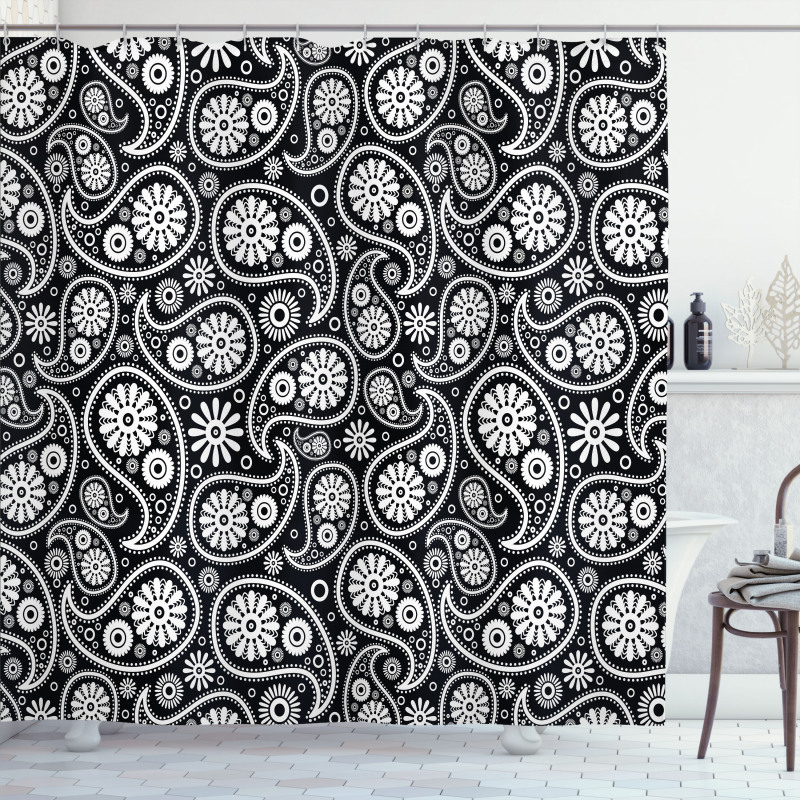 Paisley Art Shower Curtain
