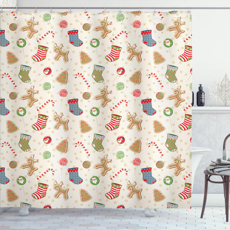 Traditional Sweets Shower Curtain