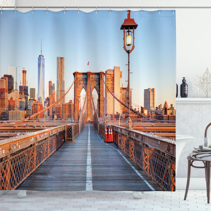 Brooklyn Bridge Manhattan Shower Curtain