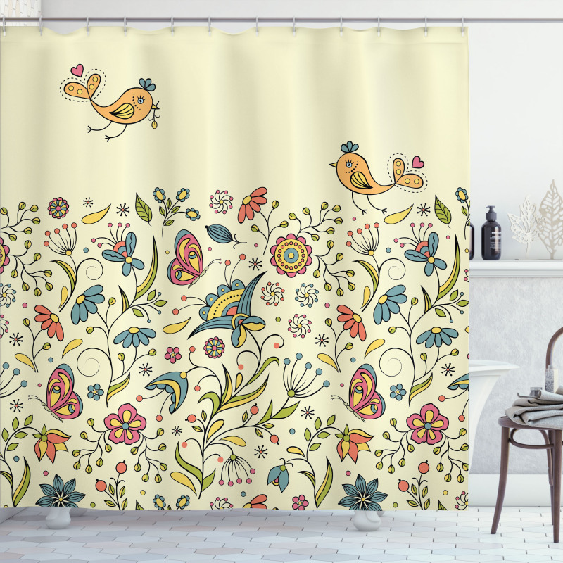 Flourishing Spring Shower Curtain