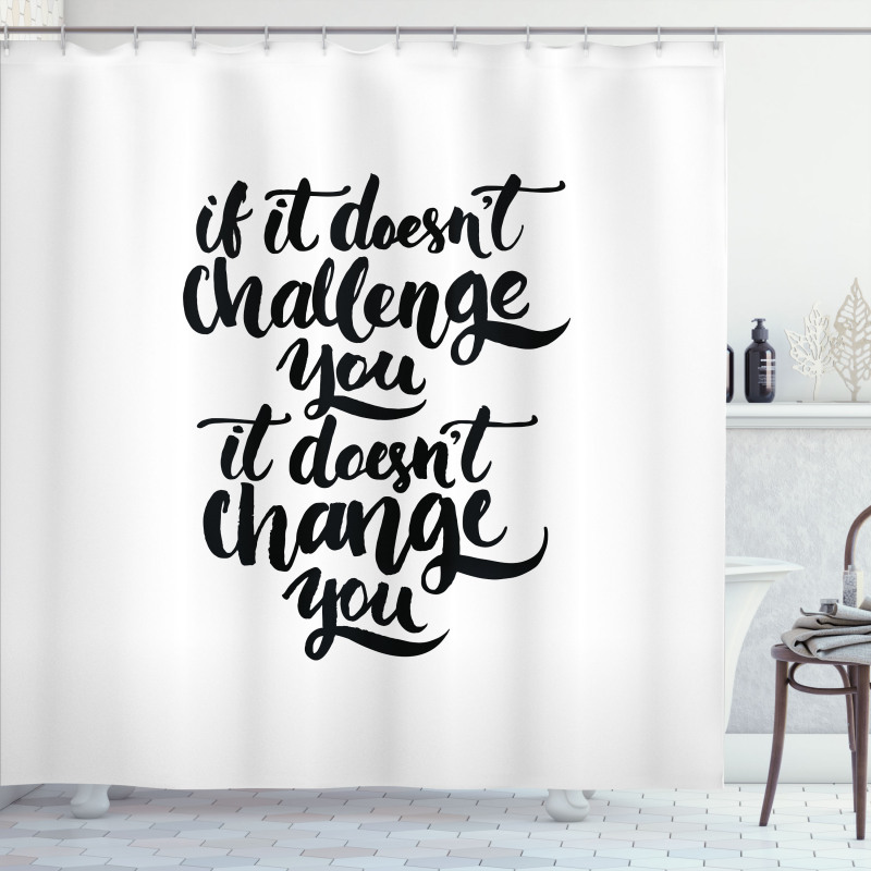 Encouraging Words Shower Curtain