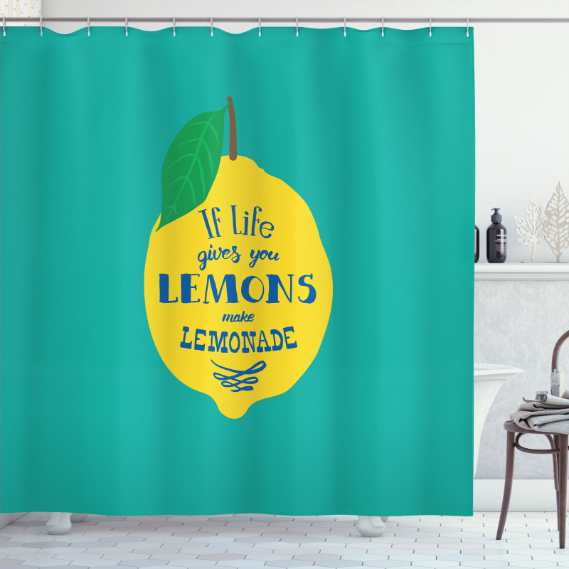 Make Lemonade Shower Curtain