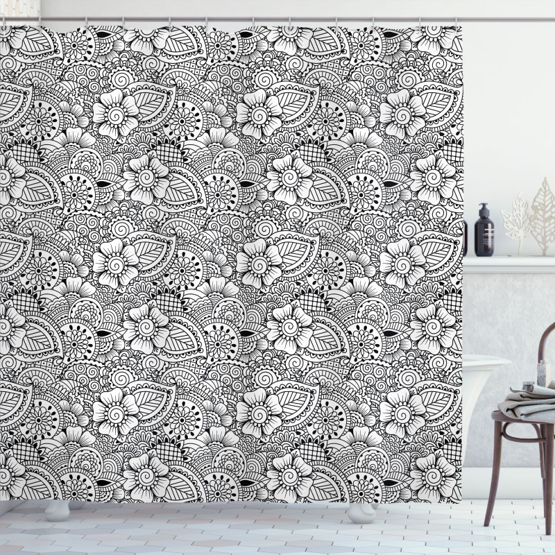 Motifs Culture Art Shower Curtain