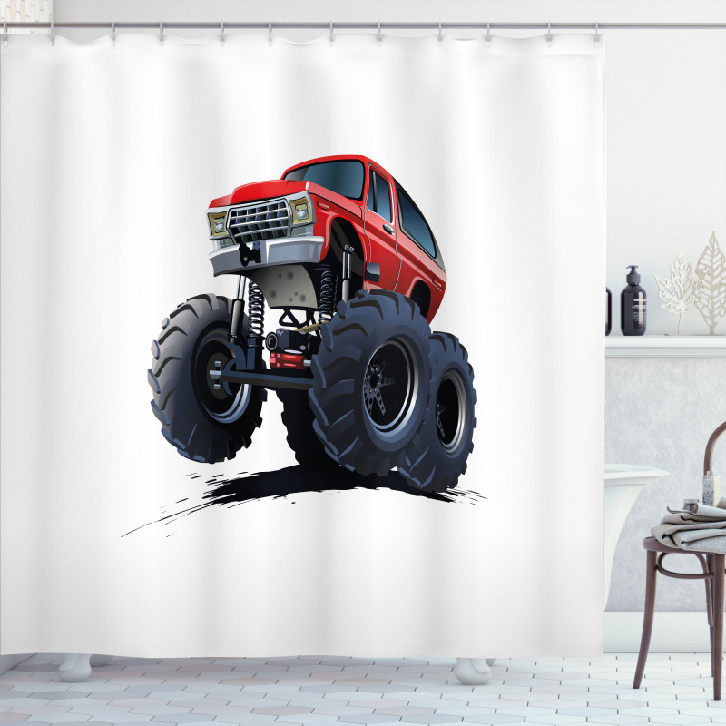 Extreme Off Road Race Shower Curtain