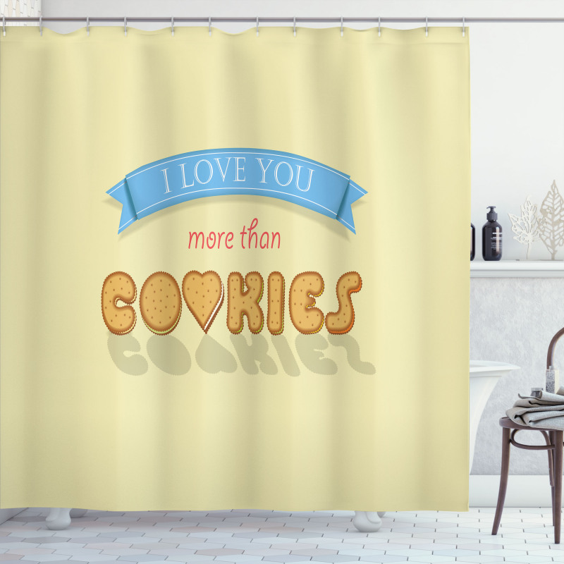 Vanilla Cookies Shower Curtain