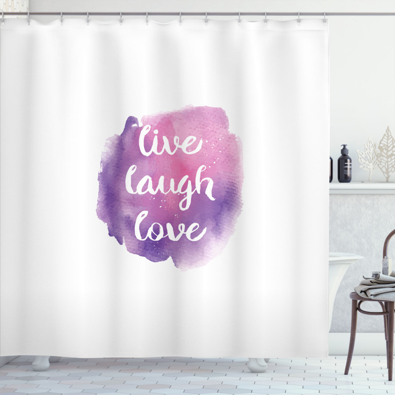 Abstract Splash Shower Curtain