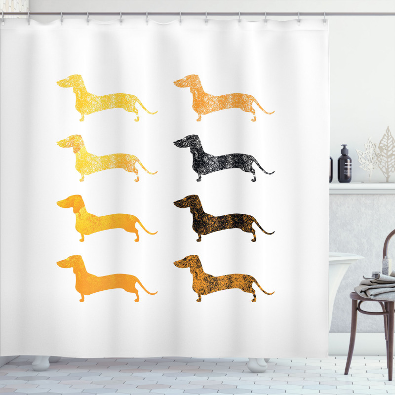 Vintage Silhouettes Shower Curtain