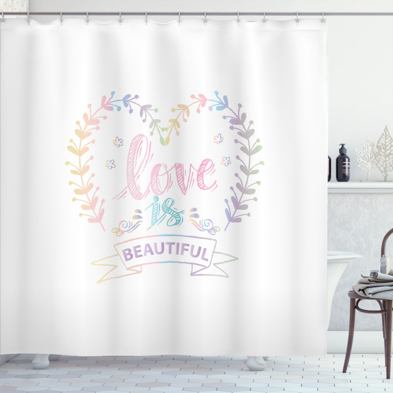 Pastel Dreamy Spring Shower Curtain