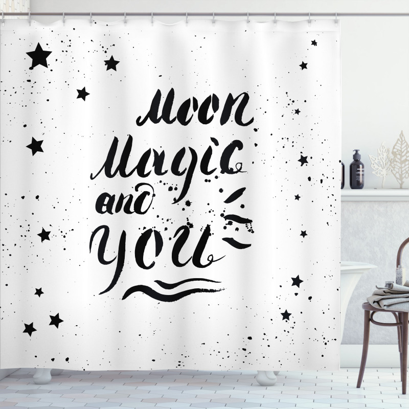 Moon Magic and You Shower Curtain