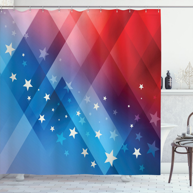 Diamond Rhombuses Shower Curtain