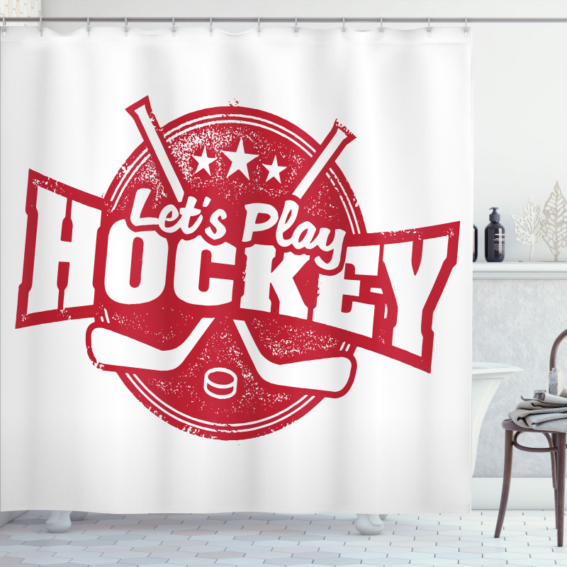 Let's Play Retro Style Shower Curtain
