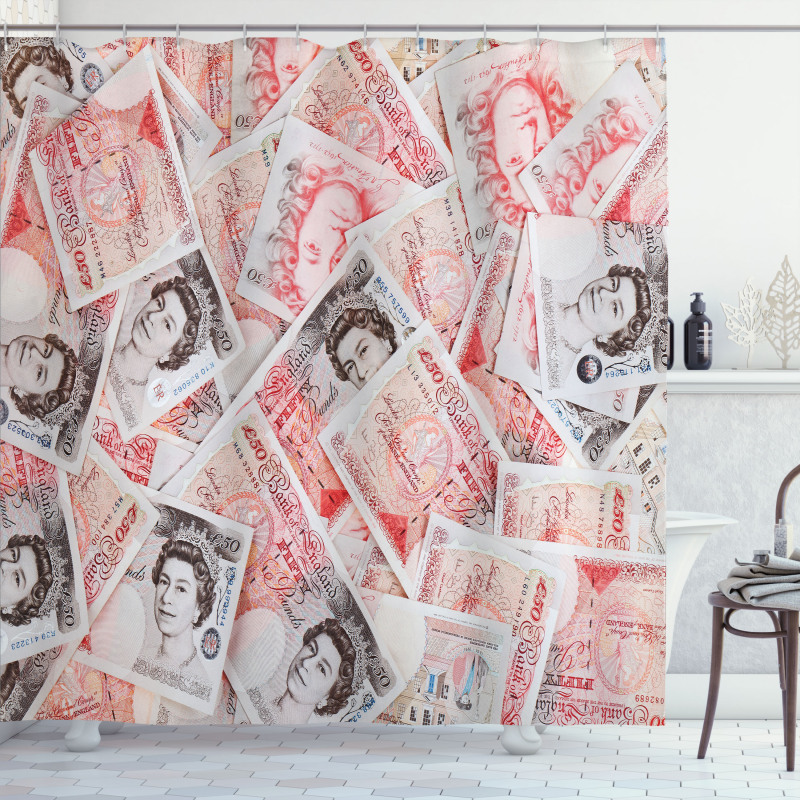 Bills of Britain Shower Curtain