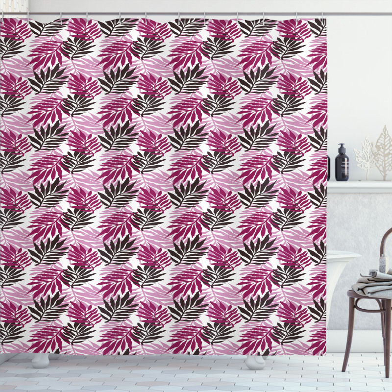 Tropical Lush Forest Shower Curtain