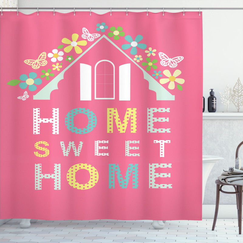 Floral Retro Shower Curtain