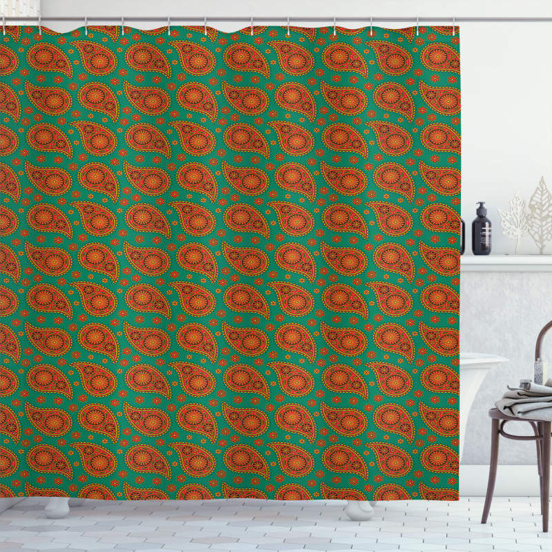 Eastern Traditional Shower Curtain