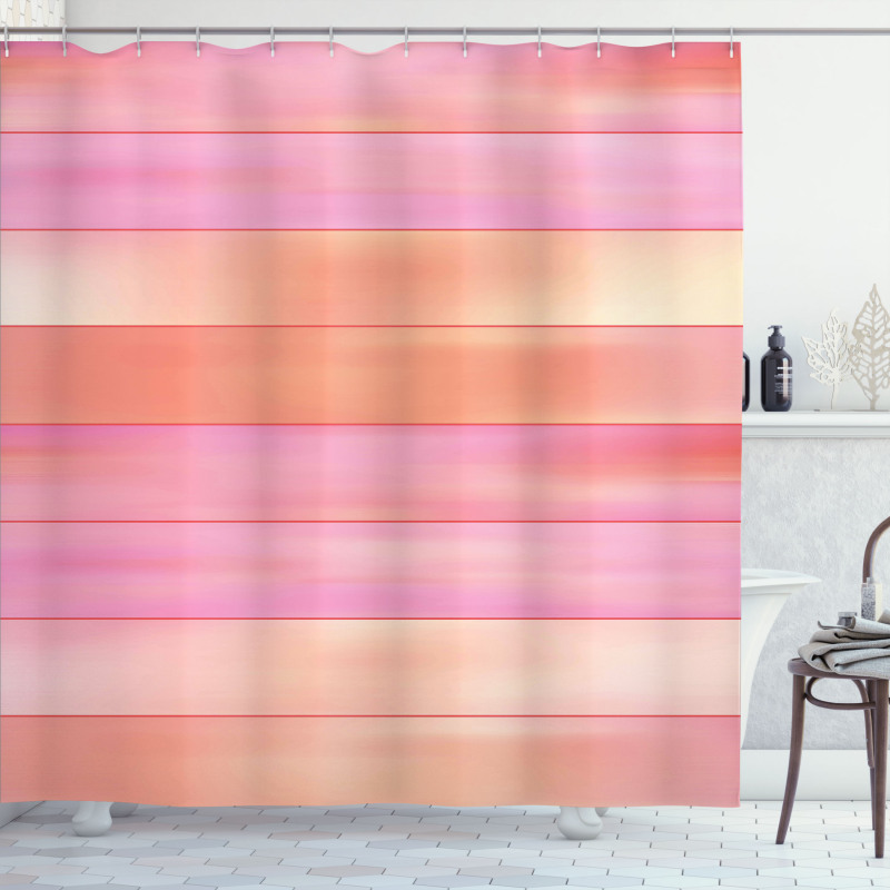 Pastel Lines Shower Curtain