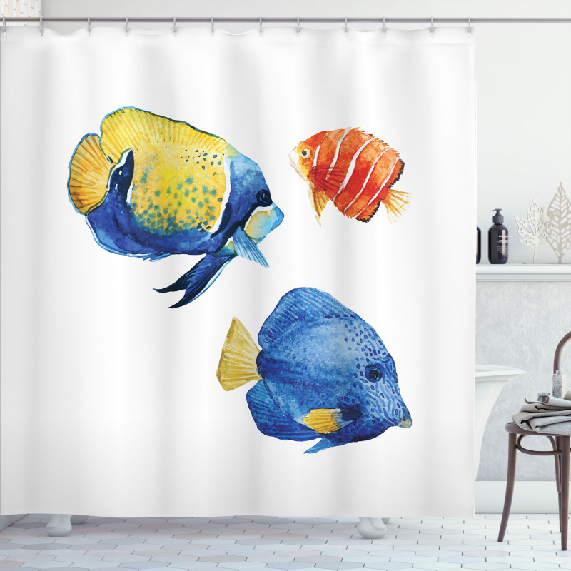 Tropic Accents Aquarium Shower Curtain