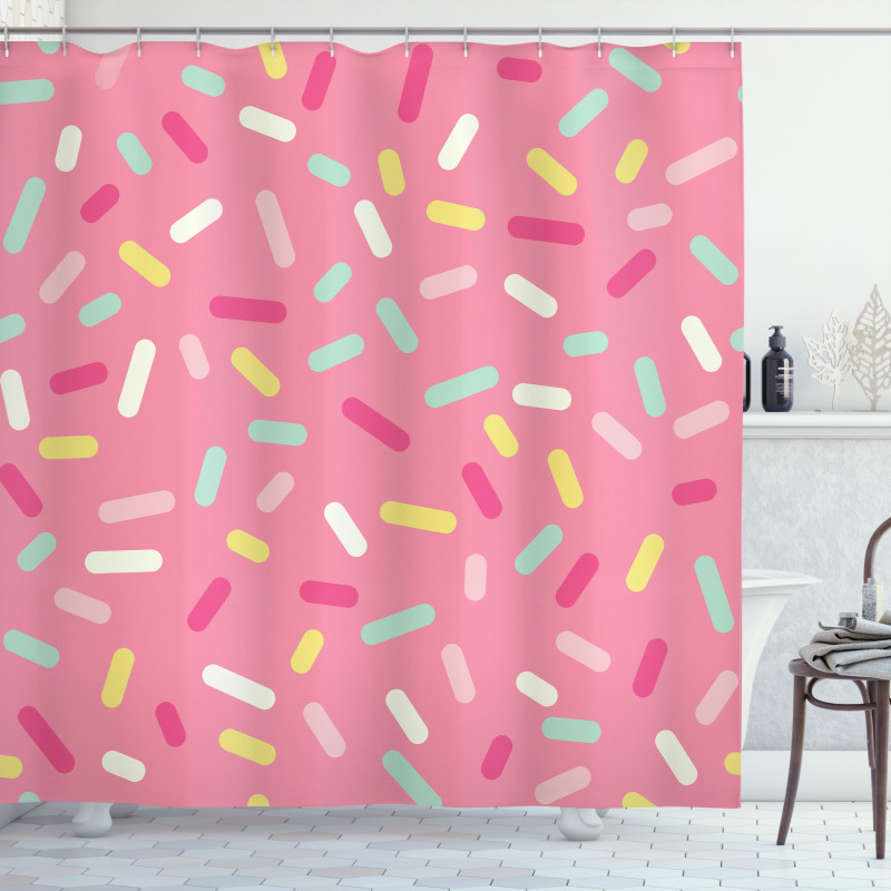 Donut Sprinkles Shower Curtain