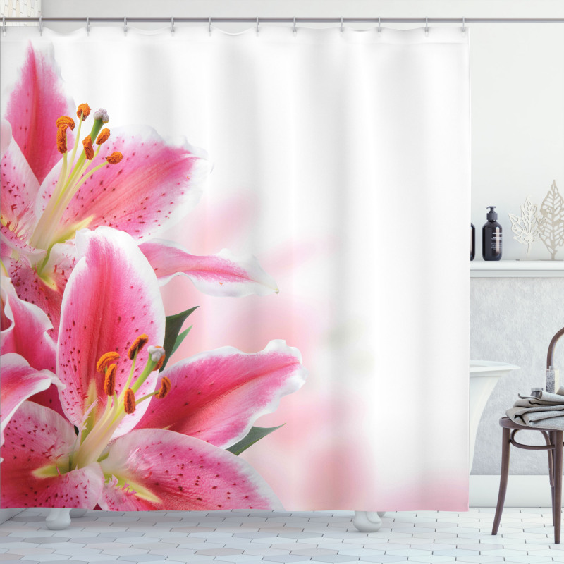Lilies Bouquet Shower Curtain