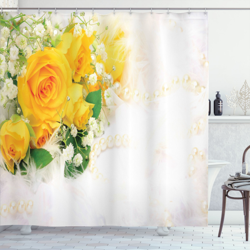 Bouquet of Romantic Flower Shower Curtain