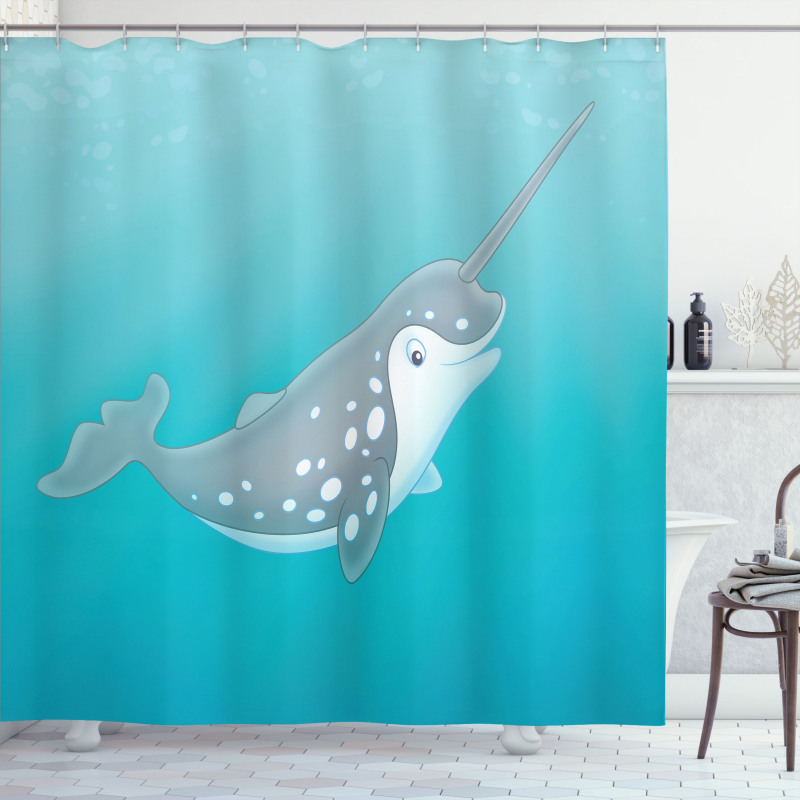 Cartoon Mammal Drawing Shower Curtain