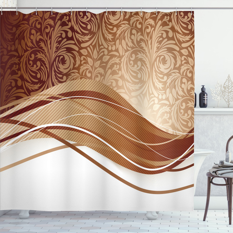 Classical Foliage Shower Curtain