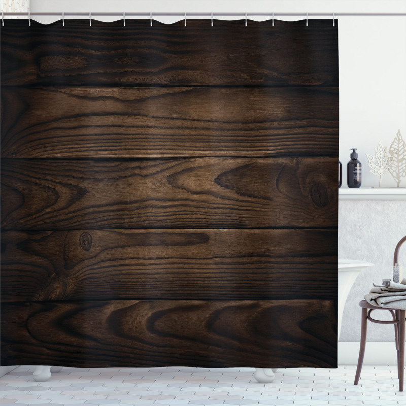 Vintage Hardwood Shower Curtain