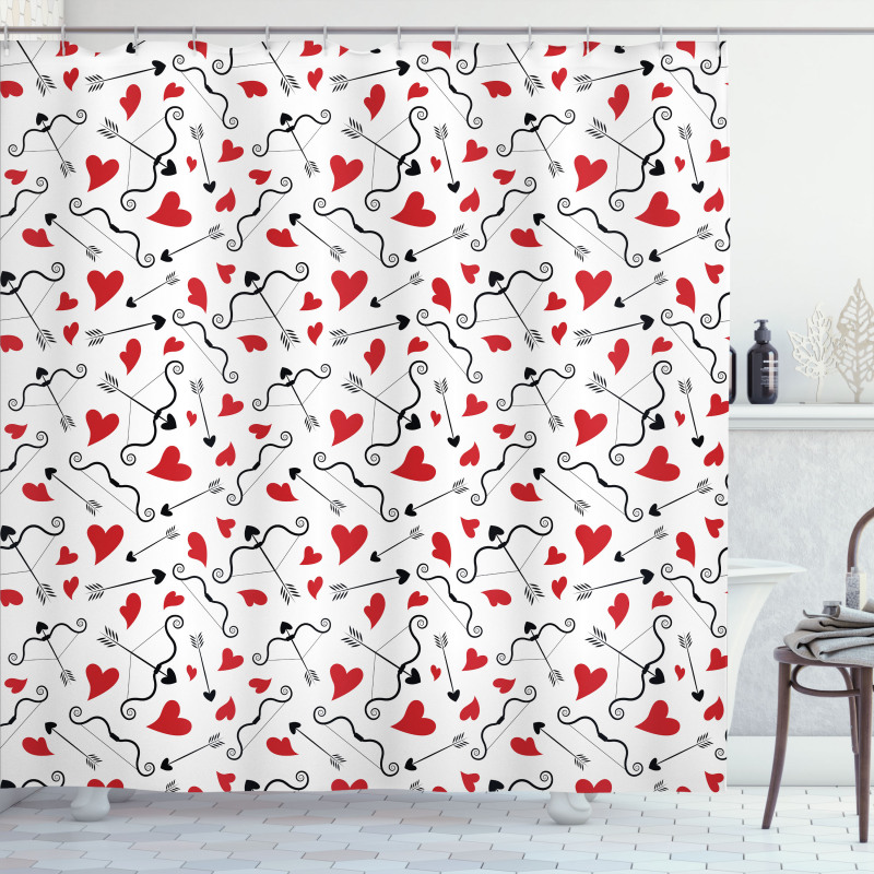 Arrows of Cupid Shower Curtain