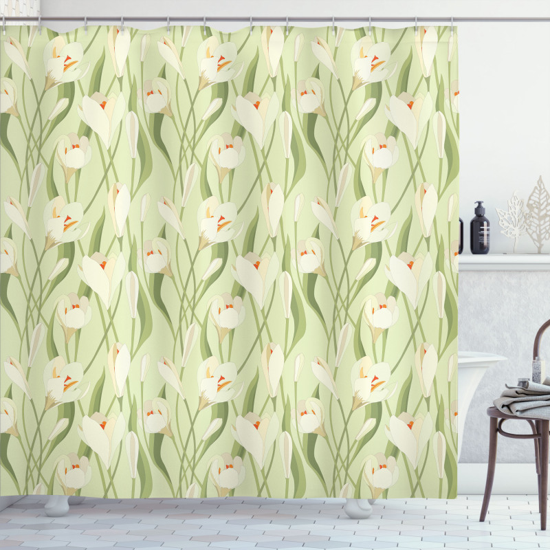 Spring Flora Bouquet Shower Curtain