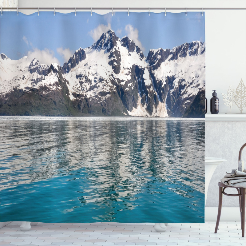 Aialik Bay Kenai Fjords Shower Curtain