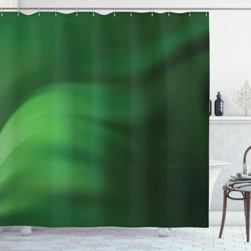 Green Ombre Effect Shower Curtain
