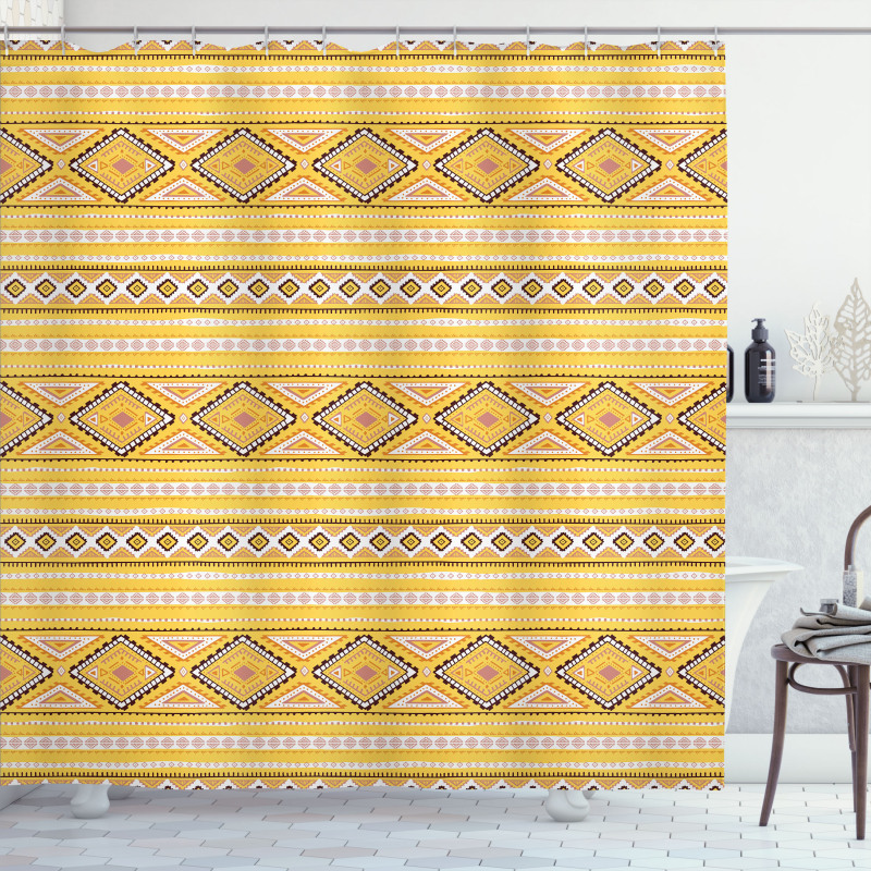 Tribal Timeless Shower Curtain