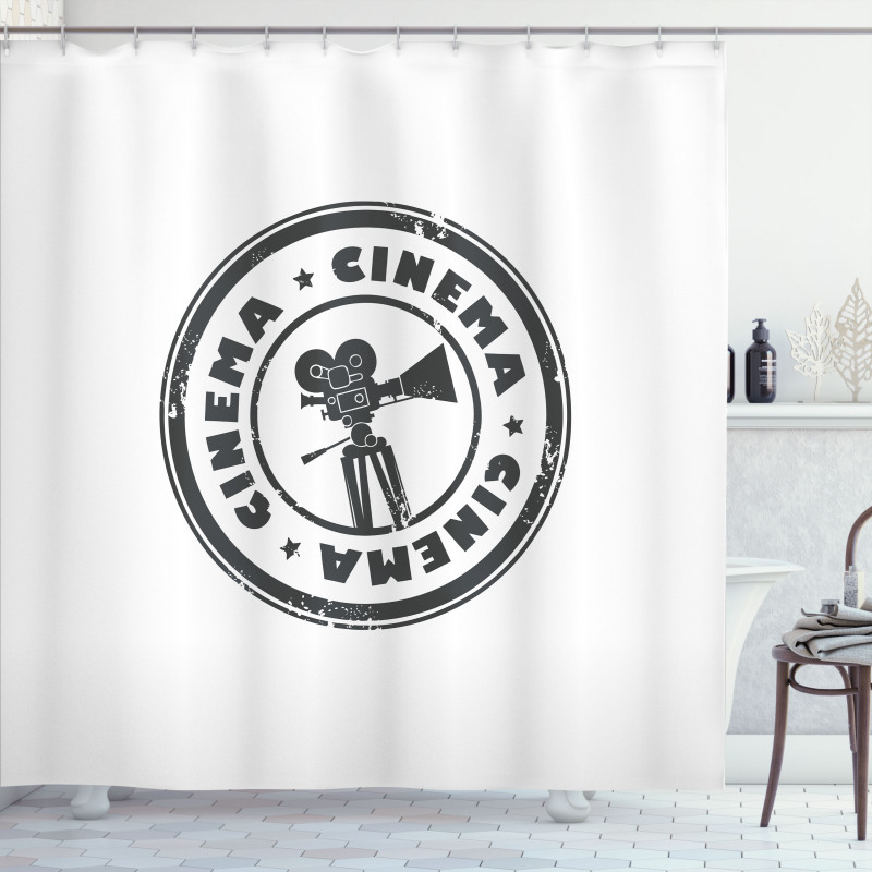 Camera and Cinema Shower Curtain