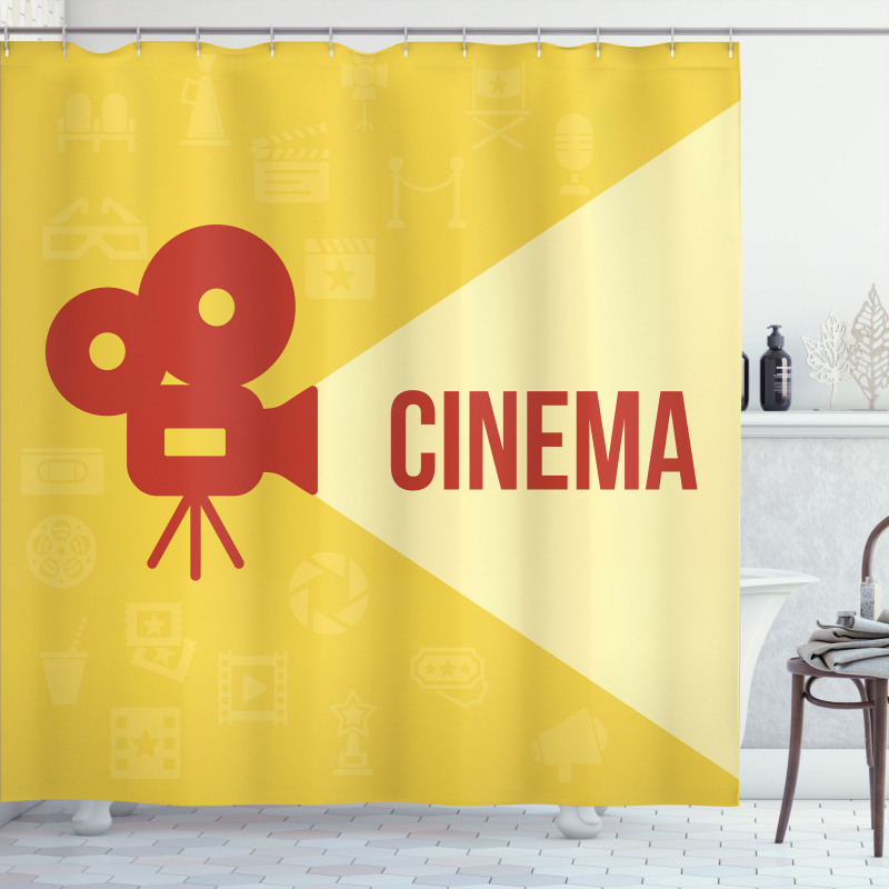 Projector Design Shower Curtain