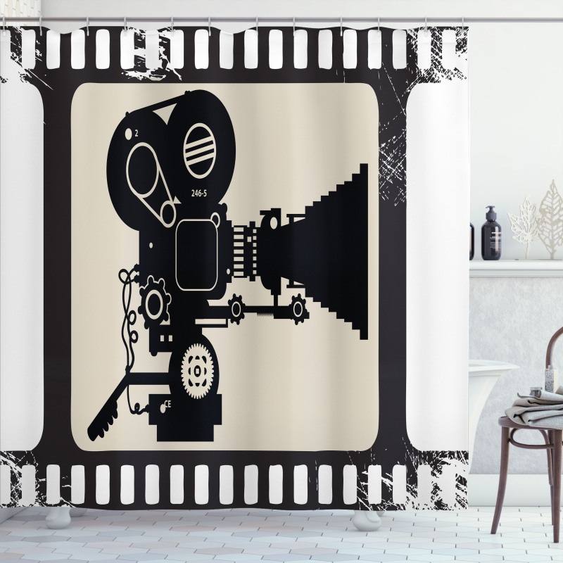 Film Frame Deisgn Shower Curtain