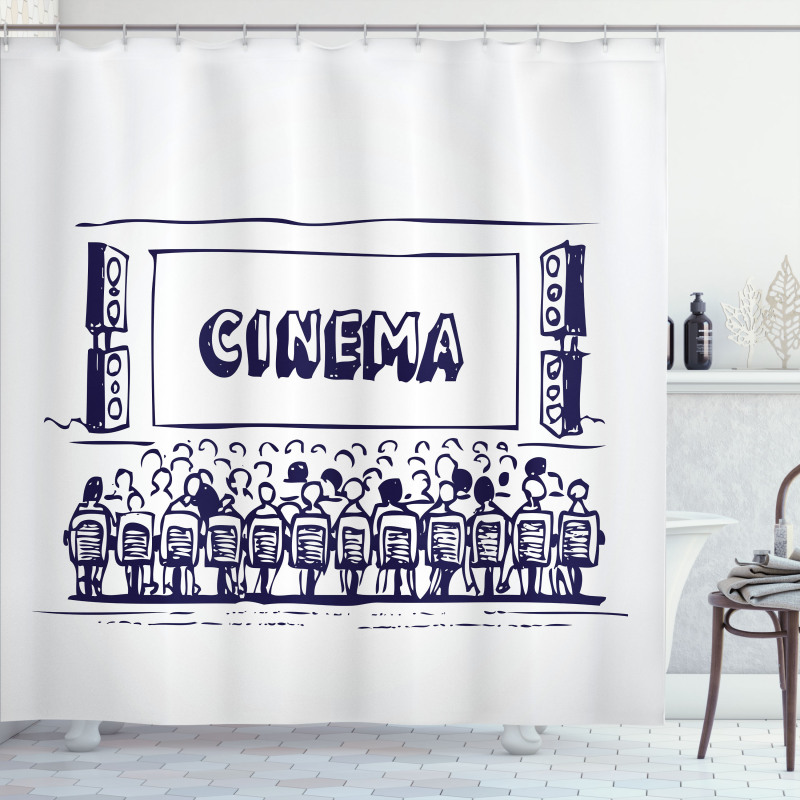 Audience Cinema Shower Curtain