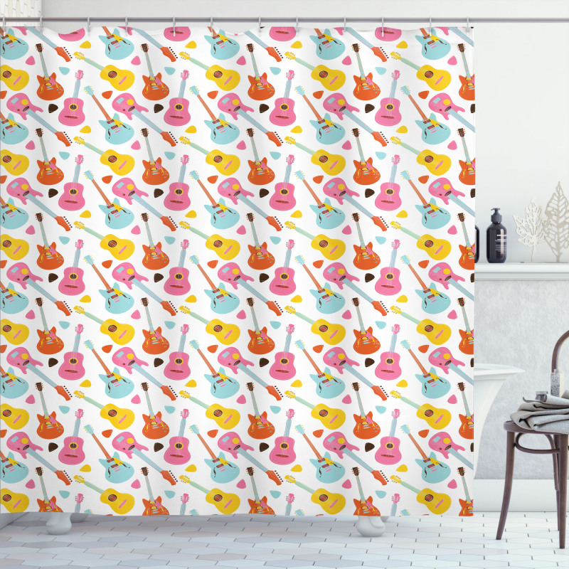 Summer Festival Colorful Shower Curtain