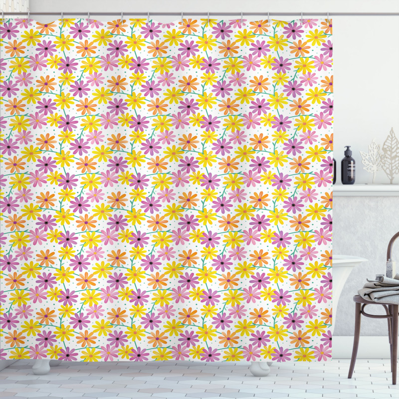 Gerbera Daisies Shower Curtain