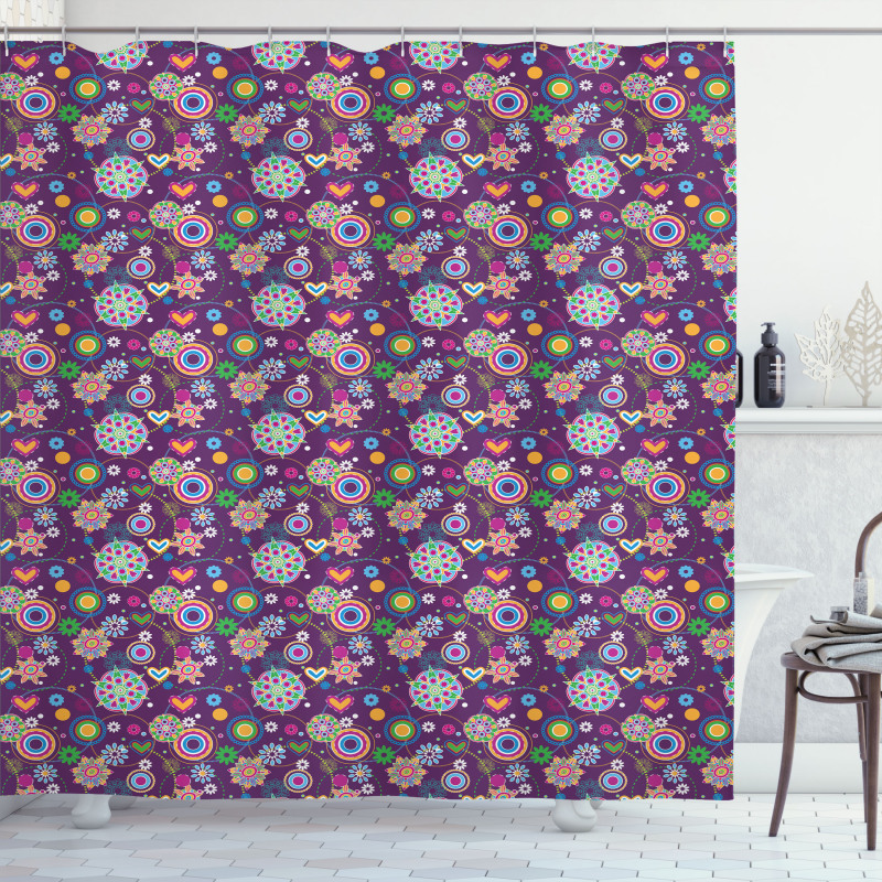 Sixties Inspirations Shower Curtain