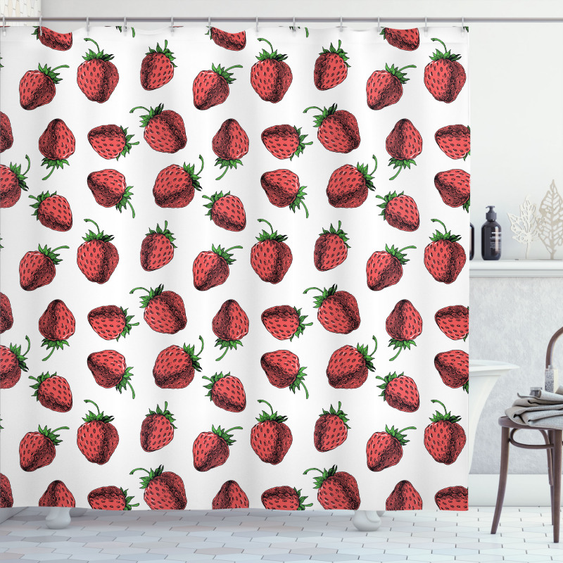 Fresh Fruits Shower Curtain