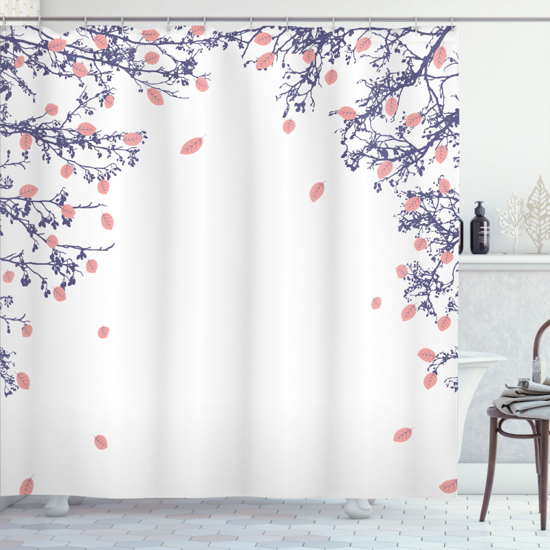 Autumn Foliage Design Shower Curtain