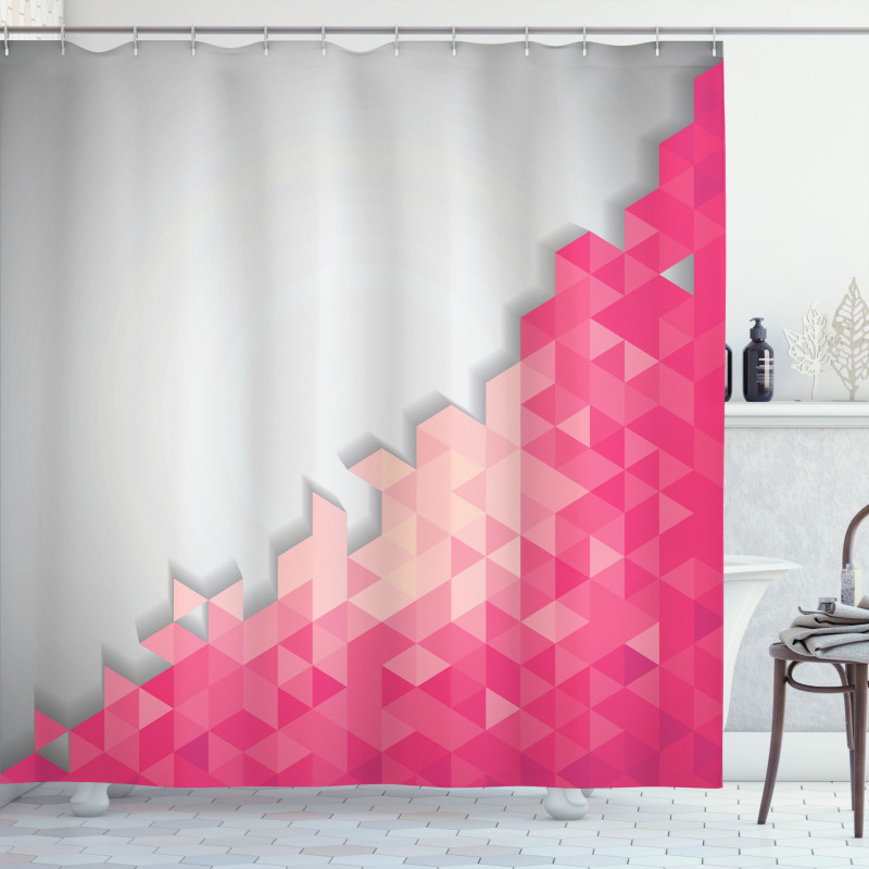 Abstract Geometry Shower Curtain