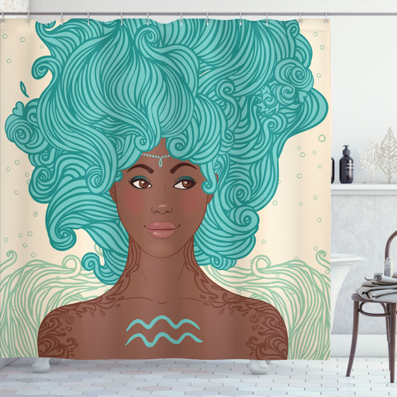 Lady Shower Curtain