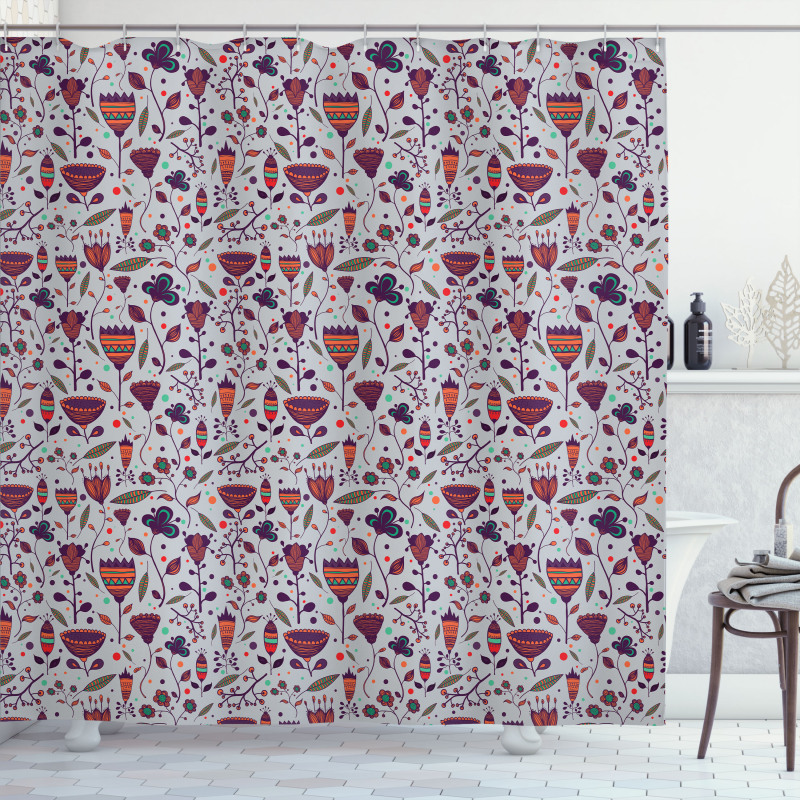 Blossoming Field Art Shower Curtain